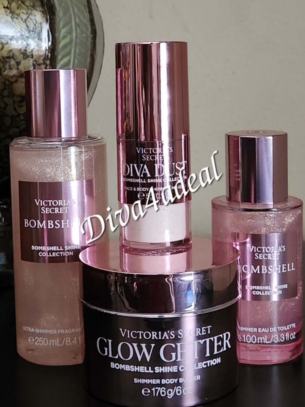 Victoria’s Secret BOMBSHELL SHINE Collection 4PC Bundle